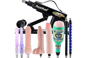 Sex Machine Dildo Machine with Realistic Dildo,Fuck Machine for Women with 3XLR Connector,Thrusting Sex Machine for Man,Adult Toys Sex Toy with 8 Accessories