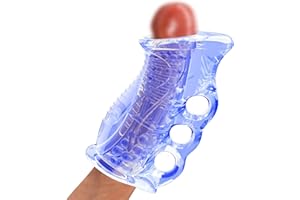 Male Masturbator Sex Adult Toys Pocket Pussy Stroker, Anal Doll Ass for Men Masturbation Oral Handjob Glans Training Tool Penis Trainer Massager Open-Ended Sleeve Blowjob Toy (Blue)