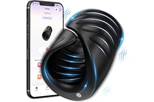 Male Sex Toys for Men - Male Masturbator Penis Training Vibrator with APP Control, Vibrating Sex Toy Strokers Glans Trainer Stimulator, Mens Sex Machine Masturbators Adult Edible Sensual Delights