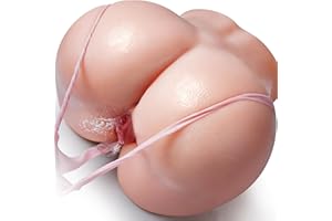 Goyha 18Lb Male Masturbator Sex Doll Busty Ass Butt, Realistic Pussy Ass Masturbator Stroker with Vagina and Anal Channel for Several Sex Positions, Male Sex Toy for Men Masturbation Pleasure