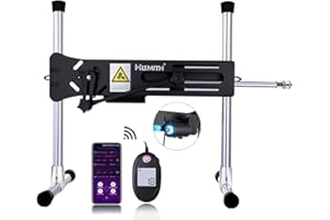 Hismith Premium 4.0, Sex Machine with Kliclok, Modularized Dildo Machine with KlicLok System, APP and Wire Controlled, Black