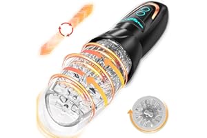 Automatic Male Masturbator Sex Toy with 10 Vibration, 8 Thrusting & Rotating Patterns, Male Sex Toys for Men, Penis Pump Male Stroker Adult Toy Penis Vibrator, Adult Toys for Men Sex Machine