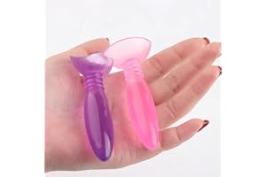 2Pcs Mini Anal Plug, Anal Training Set for Anal Sex Beginners Advanced Users SM Sex Game Play, Small Butt Plug Sex Toys with Suction Cups