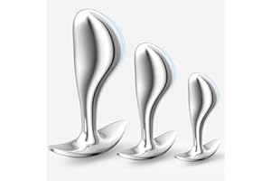 Yivans Anal Plug Anal Training Sets for Beginners - SM Fetish Sex Toys for Unisex Butt Plug with Flared Base Prostate Massager Adult Sex Toys & Games for Woman Men Couples Can Be Weared for Long Time