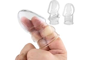 2 Pcs Reusable Penis Extender Sleeve Enlarge,Soft Stretch Cock Girth Enhancer Sleeve Enlargement,Delayed Ejaculation G Spot Stimulation Glans Condom,Male Adult Sex Toys for Men Couples