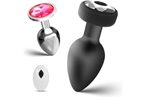 Anal Plug Adult Sex Toy with 2Pcs Butt Plug,Remote Control Vibrator with 10 Vibrating Modes, Male Sex Toys for Men Women and Couples Waterproof Prostate Massager