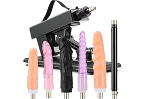 SENSUA Automatic Sex Machine, Thrusting Dildo Machine with 6 Attachments & 3XLR Connector for Women Men, Adjustable Adult Sex Toys Love Machine for Vaginal Anal Massage Masturbation