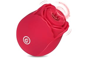 Rose Toy Sucking Vibrator for Women – Premium Rose Sex Toy with Multiple Sucking & Vibrating Modes for Pleasure – Sucking Sex Toy Clitoral Stimulator, G-Spot,Nipple Vibrator for Intense Fun and Much..