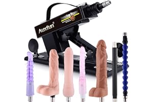 Sex Machine Thrusting Dildo Machine Sextoys Machine for Women and Men Fuck Machine with 3XLR Connector Love Machine for Couples and Solo Play Sex Dildo Machine for Hands-Free Play with 7 Attachments