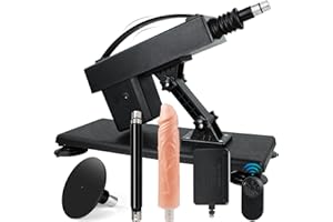 Sex Machine for Women and Men Automatic Thrusting Machine Sex with 3XLR Attachments Dildo Machine Control Sex Toy Machine Device Pumping Thrust Masturbation Machine Male and Female Love Sex