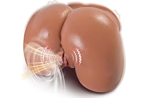 Sex Doll 12 Sucking & Vibrating Male Sex Toys for Men, 9.5LB Automatic Male Masturbator Pocket Pussies Fake Ass Fleshy Stroker, Electric Penis Pump Mens Penis Vibrator Adult Dolls Sex Machine Sex Toys