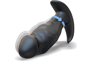 Anal Plug Sex Toys for Men Women, Mtsige 360° Rotating Vibrating Butt Plug Anal Dildo Vibrator with 10 Frequencies APP Control, Silicone Prostate Massger Anal Toys Anal Sex Toy, Adult Toys (Black)