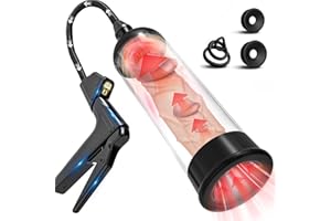 Sex Toy Male Penis Pump - UTIMI Pennis Extender Adult Sex Toys - Pumps & Enlargers for Men with 3 Penis Ring and 2 Silicone Sleeve,Sex Machine Enlarge Juguetes Sexuales for Stronger Bigger Erections