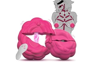 2-IN-1 Sex Toys Electric Shock Vibrating Nipple Clamps, BDSM Bondage Adult Toys Sex Games with 7 Vibrations 7 E-stim Intensities, Nipple Toys Vibrator for Women Men Couples, Bondage Gear & Accessories