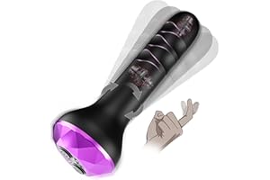Vibrating Butt Plug Anal Toys, Prostate Massager with 10 Vibrating & Rotating Modes, Beginner-Friendly Anal Plug Sex Toys for Men & Women, 2 Motors Anal Dildo & G-Spot Vibrator Anal Beads Adult Toys