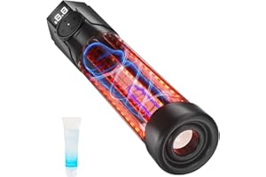Titan Penis Pump Sex Machine- Innovative Adult Toys LED Penis Pump with Red Light Therapy Smart Display Frequency-Control Vacuum Waterproof Male Masturbator Sex Toys for Men Adult Sex Toys & Games