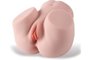 Sex Doll for Men Realistic Pocket Pussy with Soft Butt, Male Sex Toy with Tight Vagina and Anal Dual Channel, Male Masturbator for Several Sex Positions – Sex Toys for Men